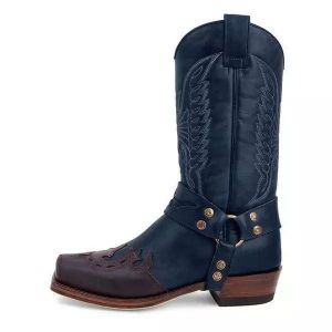 Custom Women Boots Casual Chelsea Stitched Durable Girl Winter Embroidered leather boots