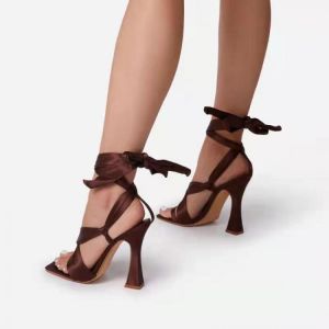 Thick Heel Platform Sandals Women 2021 High Heel Gladiator Sandals Ladies Summer Sandals Ladies Office Plus Size Ladies Sandals