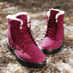 Explosive Winter Ladies Snow Hiking Boots, Ultra-light Waterproof Couple Shoes, Comfortable, Breathable And Warm Cotton Shoes