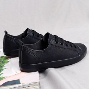 Spring Women Ballet Flats Oxford Flat Shoes Soft Leather Shoes Ladies Lace Up White Black Loafers Flats Boat Shoes 2020 New fgb6