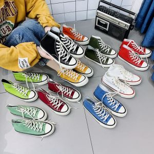 Women Canvas Shoes Women's Fashion Summer Casual Sneakers Student Walking Shoes High Top Woman Vulcanize Shoes 2022