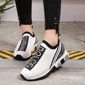 Designer Women Sock Shoes Unisex Casual Black Shoes Women Trainers Breathable Mesh Women Sneakers Basket Femme Tenis Masculino