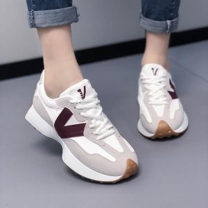 all in one place בגדי נשים New Ladies Retro Matching Thick-soled Height-increasing Running Shoes for Women Fashion Casual Sports Jogging Shoes Sneakers