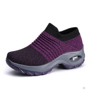 2021 Women Sneakers Running Shoes Sports Shoes Breathable Mesh Comfortable Platform Shoes Air Cushion Sneaker Lightweight