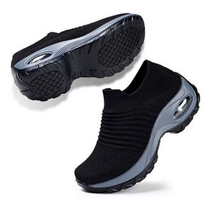 Shoes Woman Spring Slip on Breathe Mesh Walking Shoes Women Fashion Sneakers Comfort Wedge Platform Loafers Woman Casual Shoes