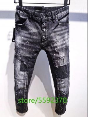 HOT classic dsquared2 classic retro women/men Ripped jeans jogging track pants A397 Shipping within 48 hours