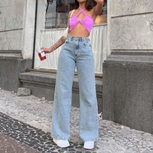 Women Wide Leg Jeans Straight Leg Baggy Jean High Waist Pants  Y2k Mom Jeans for Women  Fashion Loose Full Length Streetwear