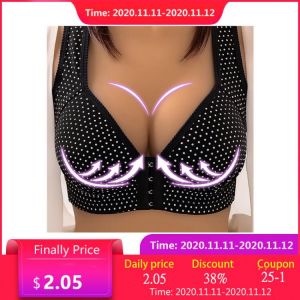 Seamless Sexy Bra For Women Fashion Push Up Bras Wire Free Lingerie Full Cup Bralette Cotton Underwear Brassiere Front Closure