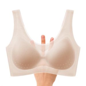 Seamless Bra Women Push Up Bralette With Pad Vest Bra Plus Size Comfortable Brassiere Wire Free Ultra Thin Breathable Sports Bra