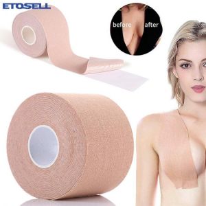 Seamless Bra Breast Lift Tape For Women 1 Roll Comfort Sexy Body Invisible Nipple Cover Silicone Strapless Push Up Bra Plus Size