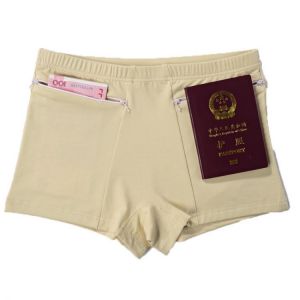 Women Safety Short Pants Soft Mid-rise Boyshort Summer Under Skirt Shorts With Zipper Pockets Female Underwear Safety Shorts