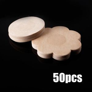 50pcs Soft Nipple Covers Disposable Breast Petals Flower Sexy Stick On Bra Pad Pasties Lingerie For Women Intimates No marks