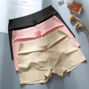 Women's Summer Safety Short Panties Ice Silk Underpant Seamless Anti-glare Ladies Pants Girl Boxer Briefs Cozy Female Underwe