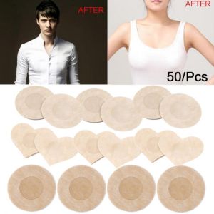 10/50pcs Women Invisible Breast Lift Tape Overlays on Bra Nipple Stickers Chest Stickers Adhesivo Bra Nipple Covers Accessories