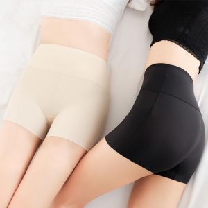 Women Safety Shorts Pants Seamless Nylon High Waist Panties Seamless Anti Emptied Boyshorts Pants Girls Slimming Underwear