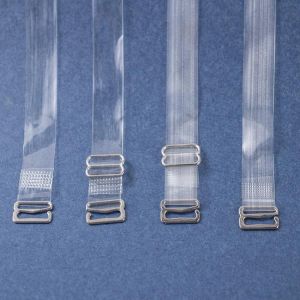 1/2/3 Pairs/set Clear Bra Straps Transparent Invisible Detachable Adjustable Silicone Women's Elastic Belt Intimates Accessor