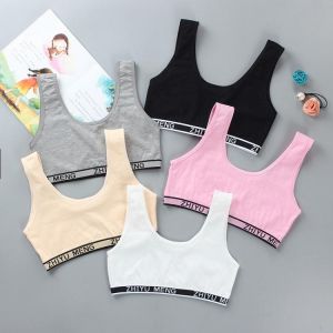 Girls Bra Tube Tops Cotton Teenager Underwear Summer Lingerie Girls Training Bra Sport Underwear Kids Brassiere Bra