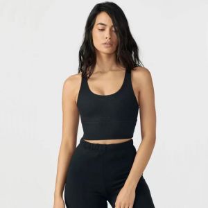 Women Crop Tank Top With Racer Back