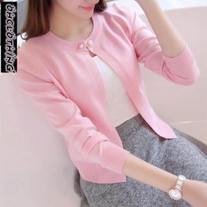 2021 Spring autumn sweater cardigan dress sunscreen shawl thin coat a long sleeved sweater sweater girl summer air conditioning