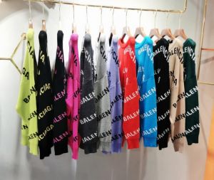 Women Sweaters Knit Warm Cardigan Plus Size Women's Clothing Autumn 2021 Women's Pullovers O-Neck Sweater Oversize Lette