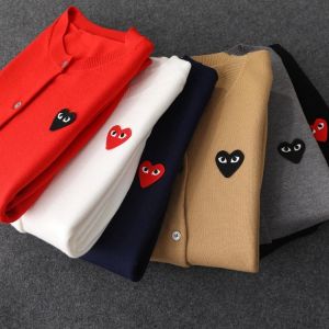 Comme des Garcons Men Women Long Sleeve Cashmere Cardigan Floral Print Cotton Shirt 2020 Cardigans Cardigans