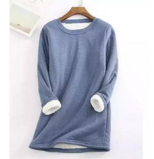Autumn Winter Knitted Sweater Women Pullover O Neck Long Sleeve Femmle Loose Plus Size Warm Sweater Female Long  Add Plush Tops
