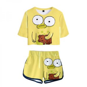 Solar Opposites 2020 New Cartoon Movie Kawaii Funny Print 3D Two Pieces Sets Women Casual T-Shirt+Shorts Clothes