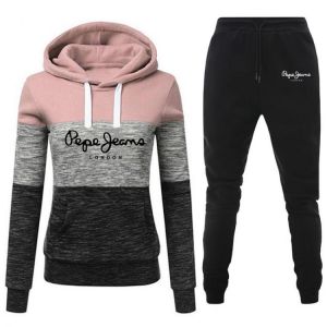 Women's Tracksuit 2 Piece Set Brand Pullover Hoodie+Pants Sports Suit Female Autumn Winter Sweatshirt Sets Sportswear Suits
