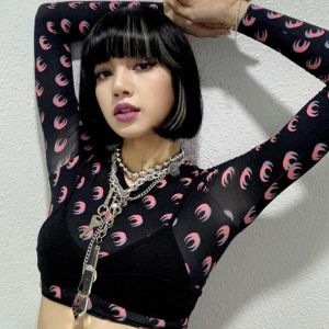 NCLAGEN Fashion Moon Print Long Sleeve Crop Top T Shirt With Bra Camisole Women Sexy Harajuku Two Pieces Set Streetwear Outfits