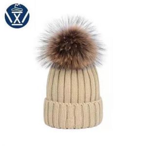 2021 fashion Fur Pom Poms hat Hat For Women Girl 's Hat Beaunes winter breathable Gorras simple warm pure color casual cap