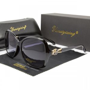 YUNSIYIXING Fashion Polarized Sunglasses Women Brand Designer  Sun Glasses Plastic Frame Metal Leg Eyewear Uv400 8845 Stylish