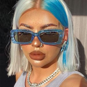 Brand Designer Sunglasses 2021 Women High Quality Retro Sun glasses  Women Square Glasses Women Men's Luxury Oculos De Sol UV