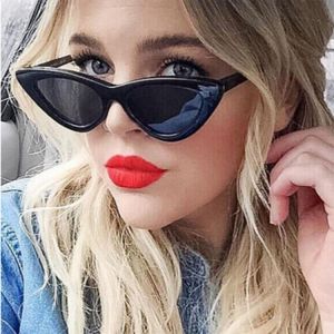 Sexy Cat Eye Retro Sunglasses Small Triangle Sunglasses Female colour Shades Ladies Trending Streetwear Eyewear UV400 Eyewear