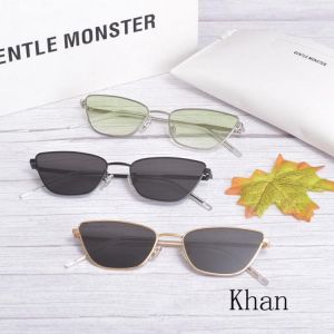 2021 Fashion GM GENTLE Khan Sunglasses Women Men Cat Eye For Small Face UV400 Glasses MONSTER With Original Packaging