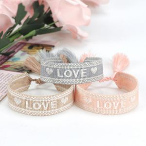 Handmade Women Bracelet Woven Adjustable Bracelets Stacking Jewelry 2021 For Best Friends Sis Summertime