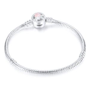 2021 new pandora bracelet diy basic chain spring new spring flower snake bone chain suitable for ladies gifts