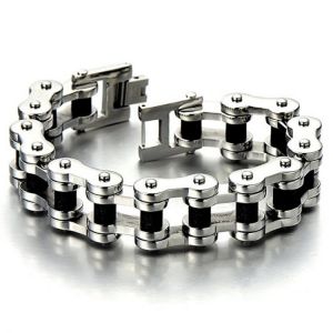 2021 New High Quality Classic Stainless Steel Bicycle Motorcycle Chain Men's Bracelet Jewelry Fashion Accessories