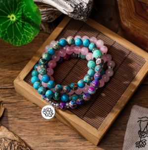 108 Mala Bracelet Women's Accessories Natural Stone Jewelry Dropshipping