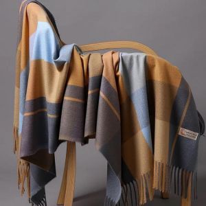 Fashion Autumn Winter Warm Cashmere Scarves Dot Pattern High Quality Long Tassels Women Thicken Wrap Shawl Ladies Wool Pashmina