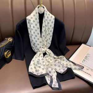 2021 new spring ladies scarf high quality shawl silk fashion scarf headscarf beach sunscreen bag headscarf scarf 40cm*160cm