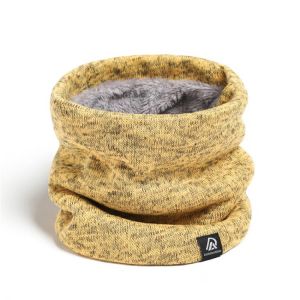 2021 New Solid Cashmere Warm Winter Ring Scarf Women Men Knitted Ski Face Mask Snood Foulard Bufanda Neck Thick Scarves