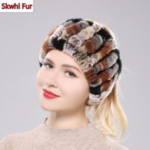 Women's Genuine Real Rex Rabbit Fur Scarf Scarfs Cowl Ring Scarves Wraps  Snood