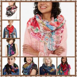 Spanish sunscreen Summer Scarf and beach  gift (1)