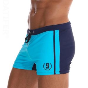 Hot Swimwear Men Breathable Swimsuits Man Swim Trunks Boxer Briefs Sunga Swim Suits Maillot De Bain Beach Shorts