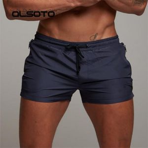 2021 New Mens Sexy Swimsuit Swimming Man Swimwear Men Briefs Beach Shorts Swim Trunks Sports Suits Surf Board Shorts erkek mayo