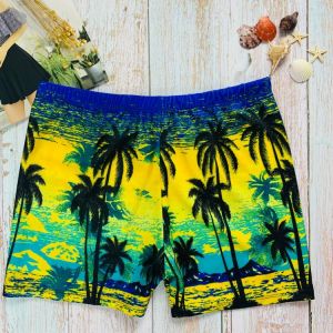 Swimming Trunks Breathable Men's Swimsuit for Pool Men's Boxer Pattern Large Size Hot Spring Beach Pants Loose Male Swim