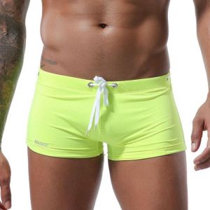 Mens Swim Trunks Sexy Swimwear Men Swimming Surf Bathing Suit Boxer Briefs Shorts Menssexi Swimsuit maillot de bain homme 2020