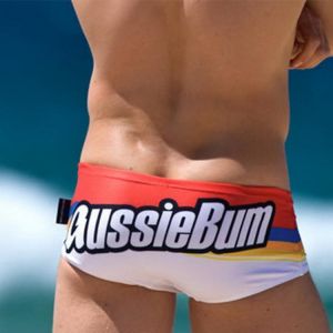 Fashion Rainbow Triangle Swimming Trunks European And American Men's Stripes Beach Surfing Outfit Summer Hot Spring Pants Bik