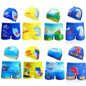 Boys Swimwear 2020 Dinasaur Swimming Trunks For Children Boys 2-8years Boys Trunk Summer Beachwear Boys Swimsuit 1042