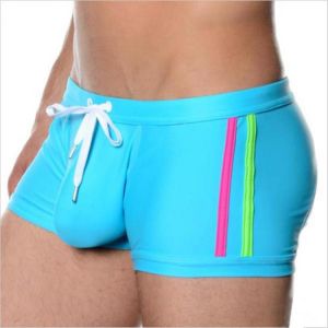 Men swim briefs swimsuit sexy gay penis pouch swimwear surf boardshorts beach Wear swim shorts swimming trunks
